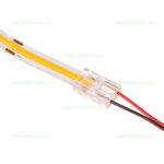Conector Alimentare 2 Fire Banda LED COB 10mm Interior - imagine 2