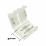 Conector Imbinare 2 Contacte Banda LED 12V 8mm Interior
