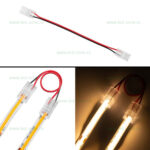 Conector Imbinare 2 Fire Banda LED COB 8mm Interior - imagine 2