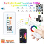 Controller Muzical Banda LED RGBW 12A 144W WI-FI si Telecomanda RF - imagine 5