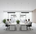 Corp Iluminat LED 24W 60cm Suspendat OFFICE Aluminiu - imagine 2