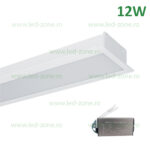 Corp Iluminat LED 12W 60cm Incastrabil Liniar EL-S48 Alb Emergenta
