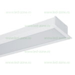 Corp Iluminat LED 12W 60cm Incastrabil Liniar EL-S48 Alb Emergenta - imagine 2