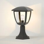 Felinar Iluminat Exterior Aplicat Negru LZ3232