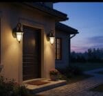Felinar Iluminat Exterior Perete Negru LZ0135B - imagine 2