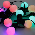 Ghirlanda 10M cu 20 Becuri LED Filament Colorat Glob