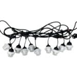 Ghirlanda 5M cu 10 Becuri LED IP65 Suspendate