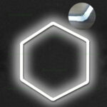 Hexagon LED Honeycomb 42W Tub 440mm - imagine 3