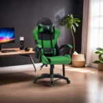 Scaun de Gaming, Tron Thrones, Verde-Negru BOC-730 - imagine 3