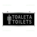 Indicator LED Toaleta - Toilets Barbati 2 Fete - imagine 2