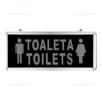 Indicator LED Toaleta-Toilets Barbati-Femei 2 Fete - imagine 2
