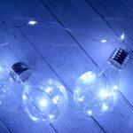 Instalatie LED Ghirlanda 10 Becuri A60 Clar Diverse Culori - imagine 3