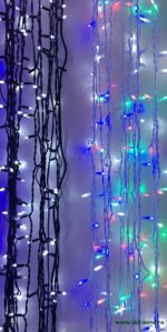 Instalatie LED Perdea Turturi 3x3m Exterior - imagine 3