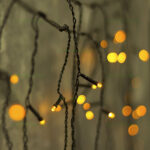 Instalatie LED Perdea Turturi 5x0.7m 144L Fir Negru - imagine 5