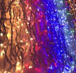 Instalatie LED Perdea Turturi 5x1m Exterior Flash Fir Gros Alb Cauciucat - imagine 2