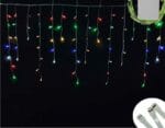 Instalatie LED Perdea Turturi 8x0.7m 200L Fir Alb - imagine 3