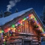 Perdea Luminoasă 8x0,7m Alb