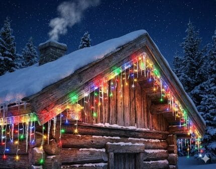 Perdea Luminoasă 8x0,7m Alb