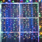 Instalatie LED Perdea Turturi Flash 3x1m 120 LED 5mm Fir Alb - imagine 4