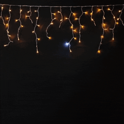 Perdea Luminoasă 4x0,7m Alb rece