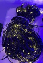 Instalatie LED Plasa 3x3m Diverse Culori Flash Fir Negru Cauciucat - imagine 2