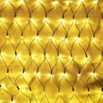 Instalatie LED Plasa 3x3m Diverse Culori Flash Fir Negru Cauciucat - imagine 3