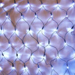Instalatie LED Plasa 3x3m Diverse Culori Flash Fir Negru Cauciucat - imagine 4