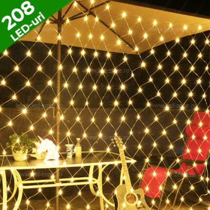 Plasă Luminoasă 3x3m Multicolor