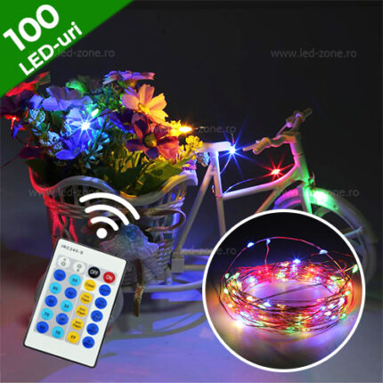 Instalație Brad 100 LED Fir Cupru