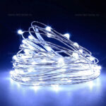 Instalatie Pom 50 Miniled-uri 1 Fir Cupru 5m cu Baterii - imagine 3