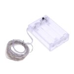 Instalatie Pom 50 Miniled-uri 1 Fir Cupru 5m cu Baterii - imagine 8