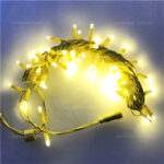 Instalatie Pom Craciun 100 LED-uri Exterior Fir Cauciucat si Colorat - imagine 3
