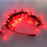 Instalatie Pom Craciun 100 LED-uri Exterior Fir Cauciucat si Colorat - imagine 4