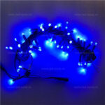 Instalatie Pom Craciun 100 LED-uri Exterior Fir Cauciucat si Colorat - imagine 2