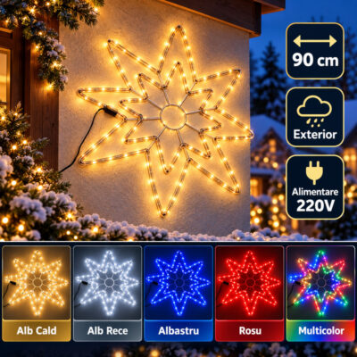 Instalatie LED Stea Mare Exterior 9040
