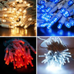 Instalatie Pom Craciun 120 LED-uri Exterior Fir Alb - imagine 2