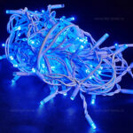 Instalatie Pom Craciun 120 LED-uri Exterior Fir Alb - imagine 3
