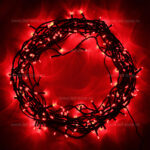 Instalatie Pom Craciun 100 LED-uri Diverse Culori Fir Negru 7m - imagine 4