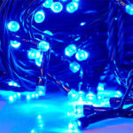 Instalatie Pom Craciun 100 LED-uri Exterior Fir Cauciucat IP44 - imagine 4