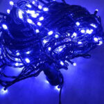 Instalatie Pom Craciun 100 LED-uri Exterior Fir Cauciucat IP44 - imagine 3