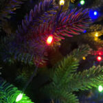 Instalatie Pom Craciun 100 LED-uri Exterior Fir Verde - imagine 2