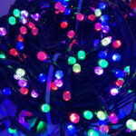 Instalatie Pom Craciun 300 LED-uri Exterior Fir Negru Cauciucat LZ58377 - imagine 2