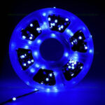 Instalatie Pom Craciun 1000 LED-uri 8mm Diverse Culori Fir Negru - imagine 4