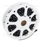 Instalatie Pom Craciun 1000 LED-uri 8mm Diverse Culori Fir Negru - imagine 3