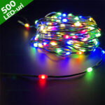 Instalație Brad 500 LED Verde Fir Verde