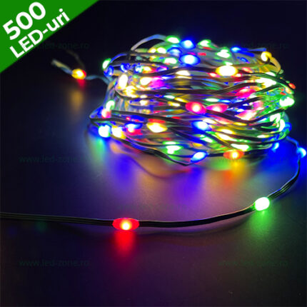 Instalație Brad 500 LED Verde Fir Verde