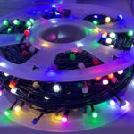 Instalatie Pom Craciun 500 LED-uri Exterior Fir Negru Cauciucat LZ5833 - imagine 2