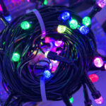 Instalatie Pom Craciun 60 LED-uri Fir Negru - imagine 2