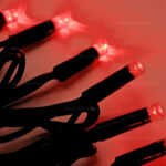 Instalatie Pom Craciun 200 LED-uri Exterior Flash Fir Negru Cauciucat - imagine 5