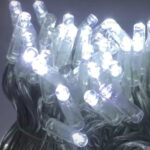 Instalatie Pom Craciun 120 LED-uri Exterior Flash Fir Transparent - imagine 3